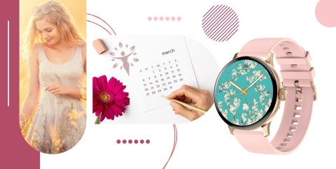 Giewont Smartwatch Giewont Supernova SmartCall GW330-1 Rose Gold Shine/Powder Pink Giewont Smartwatch Giewont Supernova SmartCall GW330-1 Rose Gold Shine/Powder Pink
