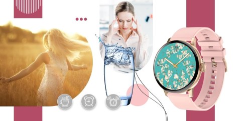 Giewont Smartwatch Giewont Supernova SmartCall GW330-1 Rose Gold Shine/Powder Pink Giewont Smartwatch Giewont Supernova SmartCall GW330-1 Rose Gold Shine/Powder Pink