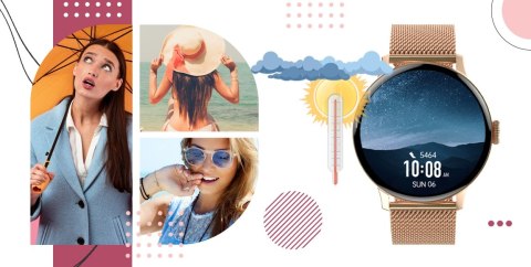 Giewont Smartwatch Giewont Supernova SmartCall GW330-1 Rose Gold Shine/Powder Pink Giewont Smartwatch Giewont Supernova SmartCall GW330-1 Rose Gold Shine/Powder Pink