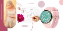 Giewont Smartwatch Giewont Supernova SmartCall GW330-4 Black Shine/Powder Pink