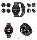 Giewont Smartwatch Giewont Vertex SmartCall GW450-1 Carbon/Carbon Silikon