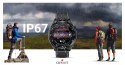 Giewont Smartwatch Giewont Vertex SmartCall GW450-2 Carbon/Carbon Leather