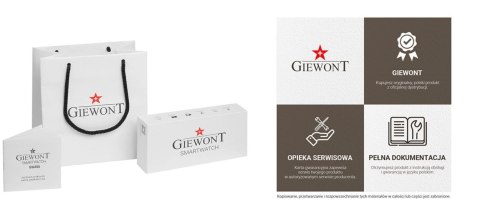 Giewont Smartwatch Giewont Vertex SmartCall GW450-2 Carbon/Carbon Leather Giewont Smartwatch Giewont Vertex SmartCall GW450-2 Carbon/Carbon Leather