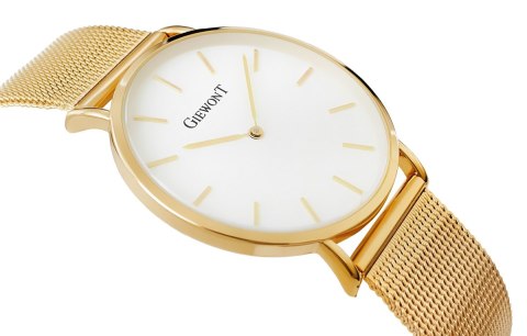 Giewont Zegarek Damski GIEWONT Harmony GW1970-1 Pure White/Gold Effect Giewont Zegarek Damski GIEWONT Harmony GW1970-1 Pure White/Gold Effect