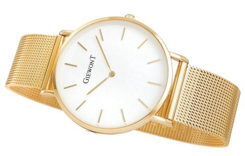 Giewont Zegarek Damski GIEWONT Harmony GW1970-1 Pure White/Gold Effect Giewont Zegarek Damski GIEWONT Harmony GW1970-1 Pure White/Gold Effect