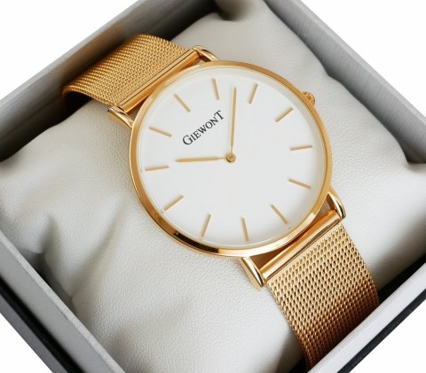 Giewont Zegarek Damski GIEWONT Harmony GW1970-1 Pure White/Gold Effect Giewont Zegarek Damski GIEWONT Harmony GW1970-1 Pure White/Gold Effect