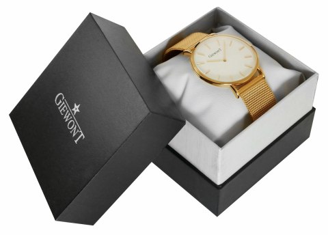 Giewont Zegarek Damski GIEWONT Harmony GW1970-1 Pure White/Gold Effect Giewont Zegarek Damski GIEWONT Harmony GW1970-1 Pure White/Gold Effect