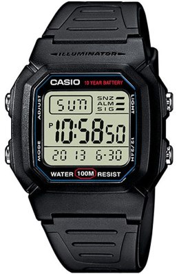 CASIO Zegarek Męski CASIO W-800H-1AVDF + BOX