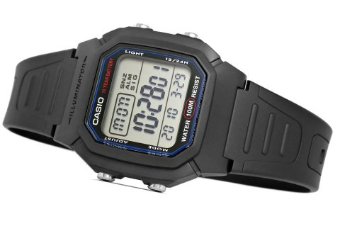 CASIO Zegarek Męski CASIO W-800H-1AVDF + BOX CASIO Zegarek Męski CASIO W-800H-1AVDF + BOX