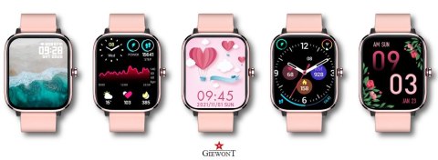 Giewont Smartwatch Giewont Dynamic SmartCall GW230-1 - Rose Gold/Powder Pink Giewont Smartwatch Giewont Dynamic SmartCall GW230-1 - Rose Gold/Powder Pink