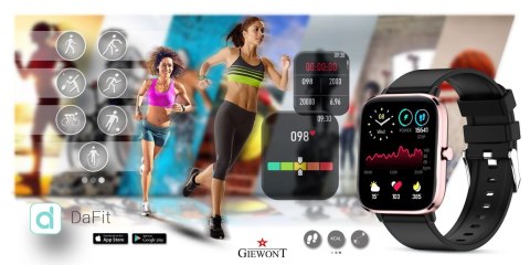 Giewont Smartwatch Giewont Dynamic SmartCall GW230-3 - Rose Gold/Black Effect Giewont Smartwatch Giewont Dynamic SmartCall GW230-3 - Rose Gold/Black Effect