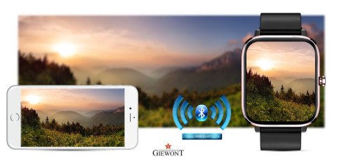 Giewont Smartwatch Giewont Dynamic SmartCall GW230-3 - Rose Gold/Black Effect Giewont Smartwatch Giewont Dynamic SmartCall GW230-3 - Rose Gold/Black Effect