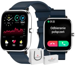 Giewont Smartwatch Giewont Dynamic SmartCall GW230-4 - Silver/Deep Ocean
