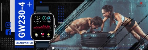 Giewont Smartwatch Giewont Dynamic SmartCall GW230-4 - Silver/Deep Ocean Giewont Smartwatch Giewont Dynamic SmartCall GW230-4 - Silver/Deep Ocean