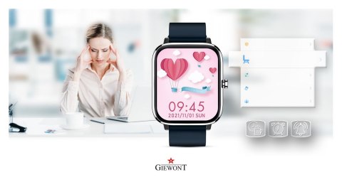 Giewont Smartwatch Giewont Dynamic SmartCall GW230-4 - Silver/Deep Ocean Giewont Smartwatch Giewont Dynamic SmartCall GW230-4 - Silver/Deep Ocean