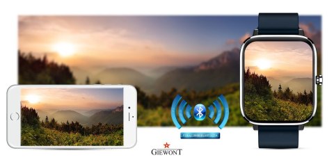 Giewont Smartwatch Giewont Dynamic SmartCall GW230-4 - Silver/Deep Ocean Giewont Smartwatch Giewont Dynamic SmartCall GW230-4 - Silver/Deep Ocean
