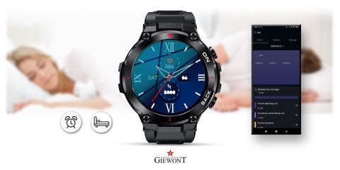 Giewont Smartwatch Giewont Pionier GPS GW460-1 - Carbon Giewont Smartwatch Giewont Pionier GPS GW460-1 - Carbon