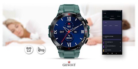 Giewont Smartwatch Giewont Pionier GPS GW460-2 - Sea Green Giewont Smartwatch Giewont Pionier GPS GW460-2 - Sea Green