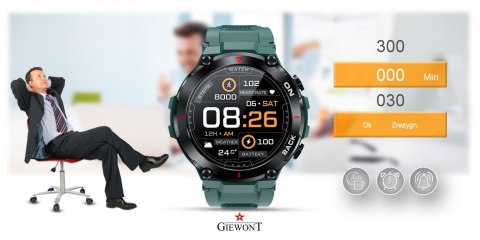 Giewont Smartwatch Giewont Pionier GPS GW460-2 - Sea Green Giewont Smartwatch Giewont Pionier GPS GW460-2 - Sea Green