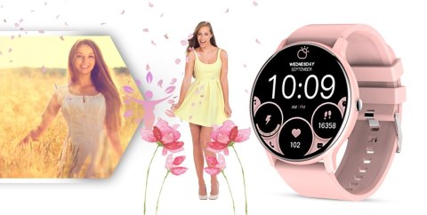 Giewont Smartwatch Giewont Sport Around GW120-1 - Powder Pink Giewont Smartwatch Giewont Sport Around GW120-1 - Powder Pink