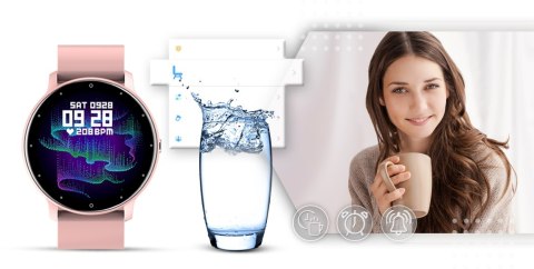 Giewont Smartwatch Giewont Sport Around GW120-1 - Powder Pink Giewont Smartwatch Giewont Sport Around GW120-1 - Powder Pink
