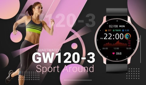 Giewont Smartwatch Giewont Sport Around GW120-3 - Rose Gold/Black Effect Giewont Smartwatch Giewont Sport Around GW120-3 - Rose Gold/Black Effect