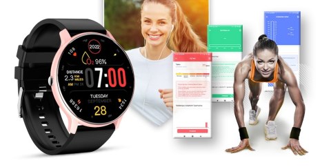 Giewont Smartwatch Giewont Sport Around GW120-3 - Rose Gold/Black Effect Giewont Smartwatch Giewont Sport Around GW120-3 - Rose Gold/Black Effect