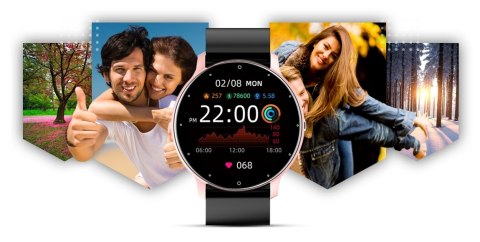 Giewont Smartwatch Giewont Sport Around GW120-3 - Rose Gold/Black Effect Giewont Smartwatch Giewont Sport Around GW120-3 - Rose Gold/Black Effect
