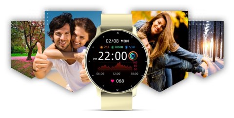 Giewont Smartwatch Giewont Sport Around GW120-6 - Ivory Effect Giewont Smartwatch Giewont Sport Around GW120-6 - Ivory Effect