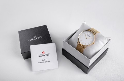 Giewont Zegarek Damski GIEWONT Harmony GW1970-1 Pure White/Gold Effect Giewont Zegarek Damski GIEWONT Harmony GW1970-1 Pure White/Gold Effect