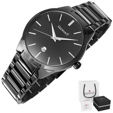 Giewont Zegarek Męski GIEWONT Timeless GW4290-1 Black Giewont Zegarek Męski GIEWONT Timeless GW4290-1 Black
