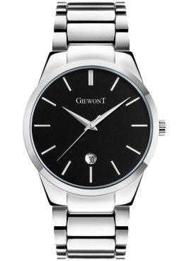 Giewont Zegarek Męski GIEWONT Timeless GW4290-2 Silver/Black