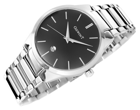 Giewont Zegarek Męski GIEWONT Timeless GW4290-2 Silver/Black Giewont Zegarek Męski GIEWONT Timeless GW4290-2 Silver/Black