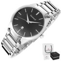 Giewont Zegarek Męski GIEWONT Timeless GW4290-2 Silver/Black