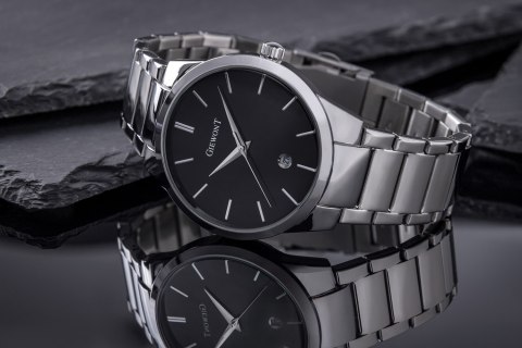 Giewont Zegarek Męski GIEWONT Timeless GW4290-2 Silver/Black Giewont Zegarek Męski GIEWONT Timeless GW4290-2 Silver/Black
