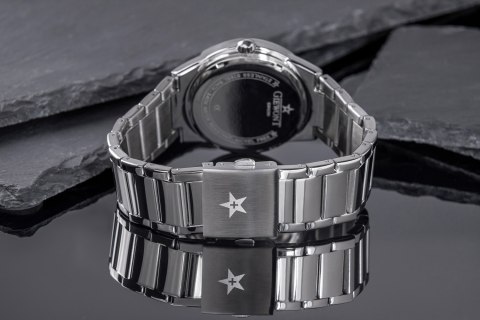 Giewont Zegarek Męski GIEWONT Timeless GW4290-2 Silver/Black Giewont Zegarek Męski GIEWONT Timeless GW4290-2 Silver/Black
