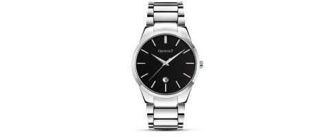 Giewont Zegarek Męski GIEWONT Timeless GW4290-2 Silver/Black Giewont Zegarek Męski GIEWONT Timeless GW4290-2 Silver/Black