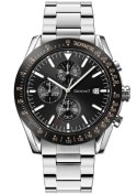 Giewont Zegarek Męski Giewont PrimeChrono GW8620-1 Chronograf Silver/Black