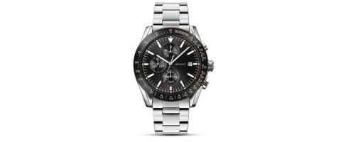 Giewont Zegarek Męski Giewont PrimeChrono GW8620-1 Chronograf Silver/Black Giewont Zegarek Męski Giewont PrimeChrono GW8620-1 Chronograf Silver/Black