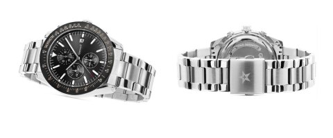 Giewont Zegarek Męski Giewont PrimeChrono GW8620-1 Chronograf Silver/Black Giewont Zegarek Męski Giewont PrimeChrono GW8620-1 Chronograf Silver/Black