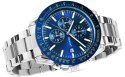 Giewont Zegarek Męski Giewont PrimeChrono GW8620-2 Chronograf Silver/Blue