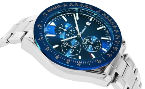 Giewont Zegarek Męski Giewont PrimeChrono GW8620-2 Chronograf Silver/Blue Giewont Zegarek Męski Giewont PrimeChrono GW8620-2 Chronograf Silver/Blue