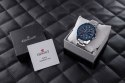 Giewont Zegarek Męski Giewont PrimeChrono GW8620-2 Chronograf Silver/Blue