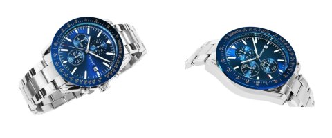 Giewont Zegarek Męski Giewont PrimeChrono GW8620-2 Chronograf Silver/Blue Giewont Zegarek Męski Giewont PrimeChrono GW8620-2 Chronograf Silver/Blue