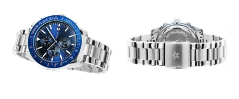 Giewont Zegarek Męski Giewont PrimeChrono GW8620-2 Chronograf Silver/Blue Giewont Zegarek Męski Giewont PrimeChrono GW8620-2 Chronograf Silver/Blue