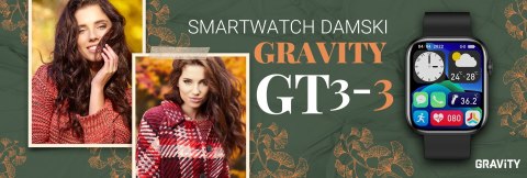 Gravity Smartwatch Damski Gravity GT3-3 Gravity Smartwatch Damski Gravity GT3-3