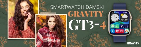 Gravity Smartwatch Damski Gravity GT3-4 Gravity Smartwatch Damski Gravity GT3-4