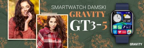 Gravity Smartwatch Damski Gravity GT3-5 Gravity Smartwatch Damski Gravity GT3-5