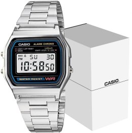 CASIO Zegarek CASIO A158WA-1DF Unisex + BOX