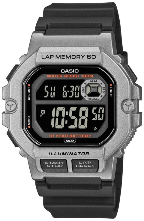CASIO Zegarek CASIO WS-1400H-1BVEF + BOX Unisex CASIO Zegarek CASIO WS-1400H-1BVEF + BOX Unisex